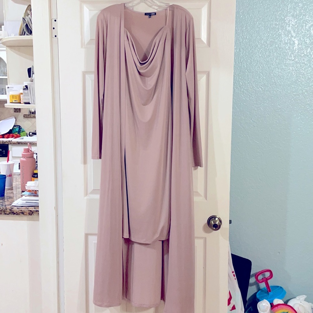 Two-piece dress.